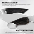 SHANGDAO Kitchen Knives Set, 5-Piece Chefs Knife Set, Professional Ultra Sharp Kitchen Knives for Cooking 3 Layers VG10 Alloy Steel Chef Knives