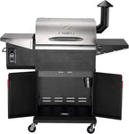 Z Grills 8 in 1 Wood Pellet Grill & Smoker with PID Controller, 572 Sq In Cooking Area, Direct Flame Access, 600D3E