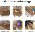 Table Pad Protector for Dining Room Table - Can Be Used On Both Sides Waterproof and Easy to Clean Good Flatness Used for Dining Table(Mud Color+Champagne Gold 54x72)