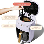 Beautiful by Drew Barrymore 14-Cup Programmable Drip Coffee Maker, Touch-Activated Display, Fast 14-Min Brew, Bold Strength, Keep Warm 4hrs, Gold Filter (Lavender)