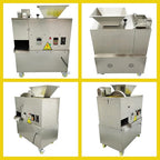 TECHTONGDA Electric Dough Divider Commercial Quantitative Dough Cutter 5g-500g Stainless Steel Pastry Piece Cutter Compact Dough Divider 1500W 110V