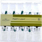 Kurt Adler UL 10-Light Clear Mason Jar Light Set