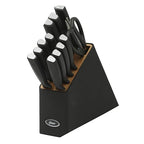 Oster Brixen 13 Piece High Carbon Stainless Steel Kitchen Cutlery Knife Block Set W/Black Wood Block - Cuchillos Para Cocina