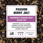 Tiesta Tea - Passion Berry Jolt Cold Brew, Loose Leaf, Raspberry Passion Fruit Black Tea, High Caffeinated, Cold Brew Packets, Makes 64 oz Pitcher Per Bag (Pack of 10)
