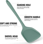 Silicone Cooking Utensils Set - 446°F Heat Resistant Silicone Kitchen Utensils,Spatula,Spoon, Kitchen Utensil Sets Gadgets Tools Set for Nonstick Cookware,Dishwasher Safe BPA FREE (Multicolor)