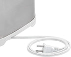 Amazon Basics 2 Slice Cool Touch Stainless Steel Toaster with 7 Browning Settings, Extra Wide Slots (for Bagels, Waffles, Specialty Breads), Removable Crumb Tray, Cancel Button, 800W, Brushed Silver