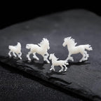 Woohome 7 PCS 3D Resin Mould Filler Casting Moulds, Mini Frog Snails Horse Epoxy Moulds for Jewelry Making, Art Crafts DIY Supplies