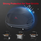 Comnova Griddle Cover for Blackstone 36 Inch Griddle with Hood - Heavy Duty Waterproof, 600D Flat Top Grill Cover for Blackstone Pro Series Griddle