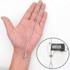 8 Inch Stainless Steel BBQ Skewers, Shish Kebab Kabob Skewers 12 pcs