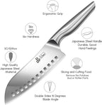 DDF iohEF Kitchen Knife Set, 4 Piece Professional Ultra Sharp Knives Set, Japanese High Carbon Stainless Steel Chef Knife Set for Home and Kitchen