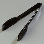 Carlisle FoodService Products Carly Salad Tong, 6" Salad Tong, Black (12 Pack)