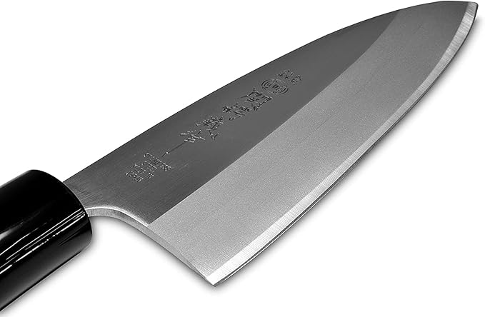 JapanBargain, Deba Knife Made in Japan, 6.25 Inch High Carbon Stainless Steel Fish Butchering Knife, Single Bevel Blade with Wooden Handle, Japanese Chef Knife for Seafood, Seki City Cutlery