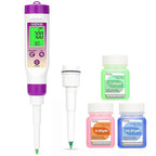Digital pH Meter Food with Replaceable pH Probe Spear Tip pH Tester Electrode for Semi-Solid Samples