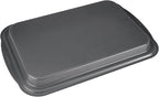 casaWare 17.5 x 12 x 1-Inch Cookie Sheet with 1.5-Inch Handles, Ultimate Series Commercial Weight, Ceramic Non-Stick Coating (Silver Granite)