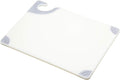 San Jamar Saf-T-Grip Plastic Cutting Board with Safety Hook, 9" x 12" x 0.375", White