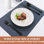 Lazycorner 20 Pcs Black Silverware Set for 4, Mirror Polished Flatware Set Stainless Steel Fork Knife Spoon, Food Grade Eating Utensils Sets, Reusable Silverwear Cutlery Set, Dishwasher Safe
