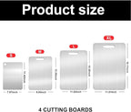 Katuchef Titanium Cutting Board,2026 New 100% Pure Titanium Cutting Boards for Kitchen,Non toxic Doubld-Side Durable Chopping Boards, Easy to Clean and Store(1PC-M:13.38 * 9.05)
