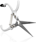 Plant Pruning Shears Garden Trimming Scissors Precision Hand Pruner Herb Snips Flower Clippers Bonsai Trimmers Straight Sharp Blade Tapered Tip Ergonomic Handle Modern Garden Tools