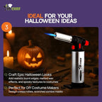 Jo Chef Kitchen Torch With Butane included, Refillable Butane Torch, Creme Brulee Torch, Blow Torch Lighter gun With Safety Lock & Adjustable Flame, 3 Cans (3.38oz) Included