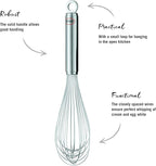 Rösle Stainless Steel Balloon Egg Whisk, 14 Wire, 12.6-inch