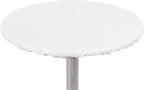 Yourtablecloth Heavy Duty Vinyl Round Fitted Tablecloth (Table Cover) with Flannel Backing Vibrant Colors Elasticized Tablecloth Great for Indoor and Outdoor Dining and Playing Cards 54” White