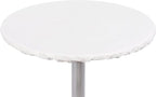 Yourtablecloth Heavy Duty Vinyl Round Fitted Tablecloth (Table Cover) with Flannel Backing Vibrant Colors Elasticized Tablecloth Great for Indoor and Outdoor Dining and Playing Cards 60” White