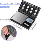 Diyife Pocket Balance 500g/0.01g [New Panel], Precision Mini Kitchen Balance, Portable Digital Balance with LCD Display and Tare Function, Multifunction Used for Jewelry, Coffee (Including Batteries)