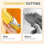 Corn Peeler Cob Stripper, Stainless Steel Cob Remover, Corn Planer Cutter Thresher Scraper, Stripping Tool for Home Kitchen, Corn Scraper 1 PCS