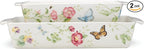 Lenox Butterfly Meadow Rectangular Baker 2-Piece Set, 9.70, Multi