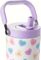 Simple Modern Valentine's Day Trek Pivot | 30oz Flip Straw Tumbler with Handle | Gifts for Her | Water Bottle & Boot | Interchangeable Straw & Chug Lids | Stainless Steel Jug | Word Hearts