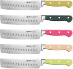Nakiri Knife, 6.7 Inch, German High Carbon Steel, ABS Handle, Vibrant Colors, Cleaver, Gift Box