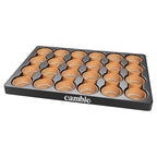 Cambie Sweet Round Mini Tart Shells, 1.38" Diameter, French Style Tart Shells with White Chocolate Coating (Pack of 96)