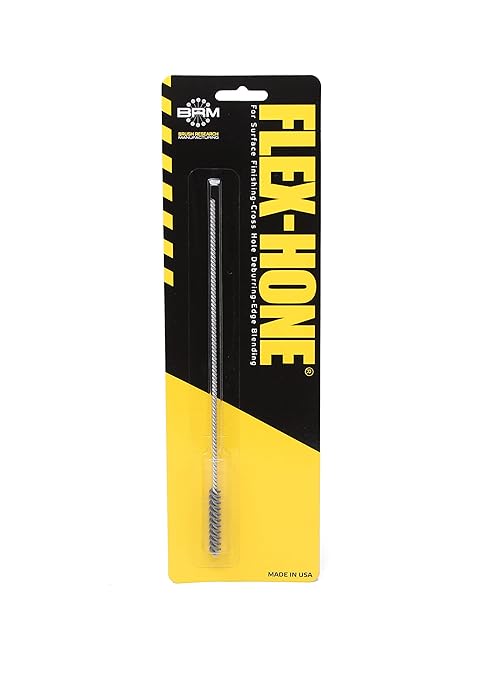 Brush Research BC7M800 FLEX-HONE®, 0.276" (7mm) Diameter, 800 Grit, Silicon Carbide, for Mild Steel, Stainless Steel, Cast Iron and Softer Ferrous Materials