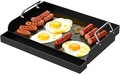 DcYourHome Universal Griddle Insert for Gas Grill/Gas Stove, Nonstick Carbon Steel Flat Top Griddle Plate for Camp Chef, Nexgrill, Kenmore Etc. All Gas Grills, Flat Top for Stove 4 Burner 17" x 13"