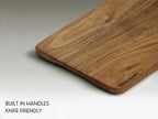 Vesta Homes Wooden Chopping Board, Cutting Board, Serving Tray for Kitchen Vegetables, Fruits & Cheese | Natural Acacia Wood | Natural Color, 35x21.5x1.5 cm | Handcrafted in India