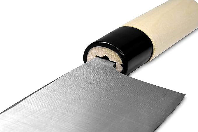 JapanBargain, Deba Knife Made in Japan, 6.25 Inch High Carbon Stainless Steel Fish Butchering Knife, Single Bevel Blade with Wooden Handle, Japanese Chef Knife for Seafood, Seki City Cutlery