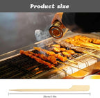 200 Pcs 8 Inch Bamboo Wood Paddle Picks Skewers, Toothpicks for Appetizers for Cocktail, Drinks, Appetizers，Fruit, Sausage, Sandwich, Barbeque Snacks, Natural Wooden Paddle Skewer Mini Food