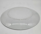 Festcool 2X14-inch Porcelain Circular Platters/Serving Plates, Platter, White, Stackable, Set of 2
