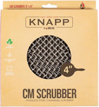 Knapp Made Original 4" Chainmail Scrubber - Cleaner For Cast Iron, Stainless Steel, Hard Anodized Cookware and Other Pots & Pans