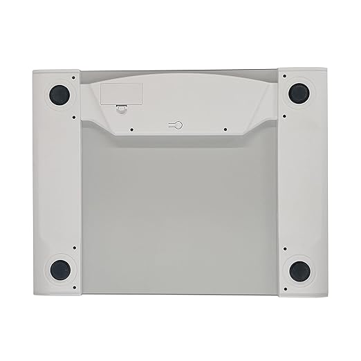 Eat Smart Precision Plus Scale, Wide Body Bath Scale for Body Weight, White