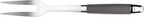 Anolon SureGrip Stainless Steel Meat Fork/Kitchen Tool, 13.25 Inch, Gray,46288