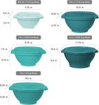 Tupperware Heritage Collection, New 10 Piece Food Storage Container Set in Vintage Green, Dishwasher Safe and BPA Free (5 Bowls, 5 Lids)