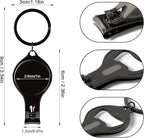 20pcs Personalized 4 in 1 Multi Function Bottle Opener, Nail Clipper, Wedding Favors Brewery, Private Customized, Black, Multitool Gifts for Men