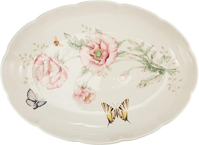 Lenox 6084024 Butterfly Meadow Oval Baker