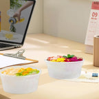 Deli Food Containers with Lids 12 oz-50 Pack Meal Prep Containers Food Storage Containers with Lids Stackable, Leakproof, BPA Free, Microwave Dishwasher Freezer Safe for Takeout Meal
