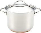 Anolon Stainless Steel & Hard Anodized Aluminum, Cookware Set (11 Piece)