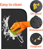 65 x 36 inch Under Grill Mats for Outdoor Grill, Double-Sided Fireproof Grill Pad, Waterproof Oil-Proof Grill Floor Pads Fire Pit Mat, Grill Pads for Outdoor Grill Cooking