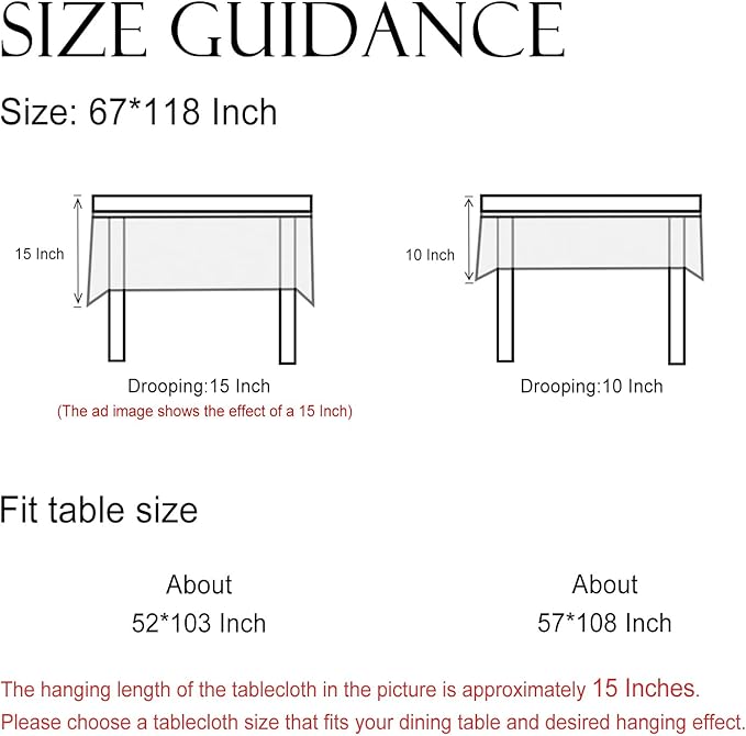 ISAENNE Designer Linen Light Beige Extra Long Table Cloth Rectangle,French Colorful Floral Tablecloth,Stain Resistant Decor Tablecloths for Dining Thanksgiving Kitchen,67"*118"-Helena E