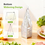 Reusable Aluminum Foil Sealable Storage Bags, 2026 New Resealable Vacuum Zipper Pouches, Stand Up Foil Sealable Bags with Label and Zip Lock for Kitchen (30, Medium)