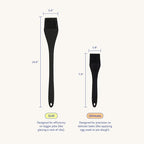 GIR: Get It Right Silicone Basting Brush – High Heat Resistant Kitchen Tool for Cooking, Grilling & Baking, Ultimate - 8IN, Slate